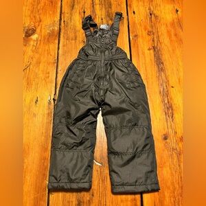 Kids Black Overall Bibs